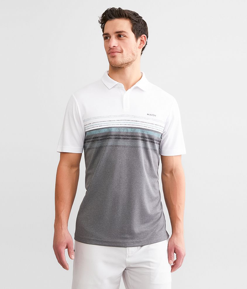 Maven Co-op Performance Polo front view