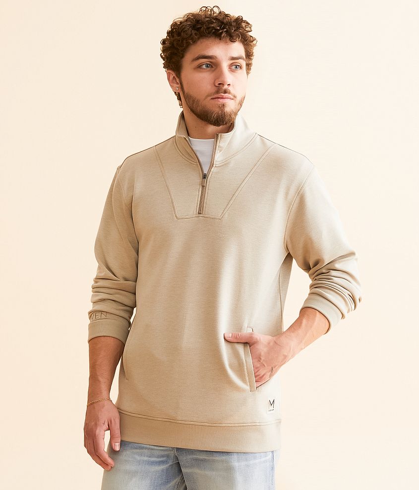 Maven Co-op Heat Quarter Zip Pullover front view