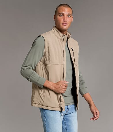 Maven Co-op Heat Fungi Mixed Media Vest front view