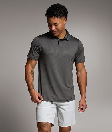Course Striped Performance Polo