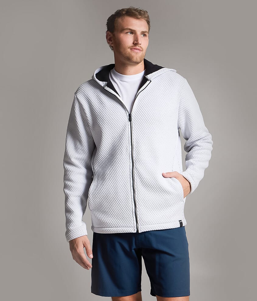 Textured Knit Hooded Shacket