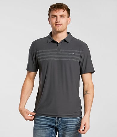 Maven Co-op Essential Aim Performance Polo front view