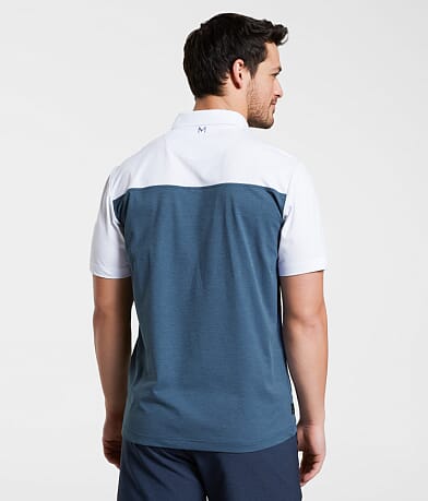 Maven Co-op Club Color Block Performance Polo BACK