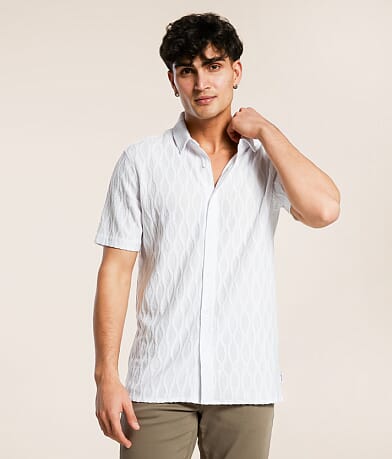 Nova Industries Textured Knit Shirt front view