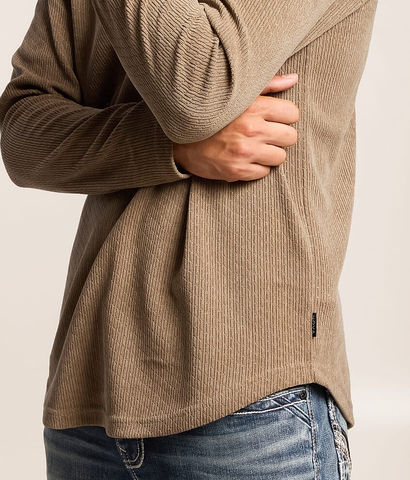 Open Weave Ribbed T-Shirt