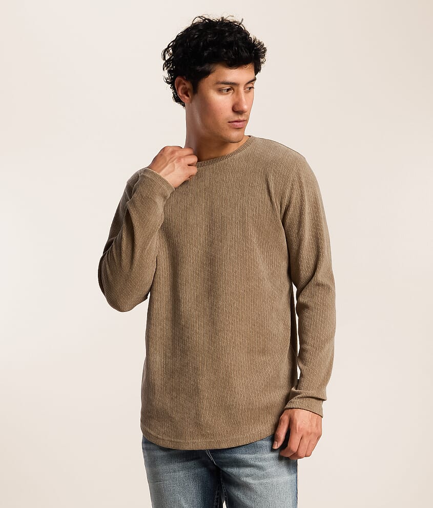 Open Weave Ribbed T-Shirt