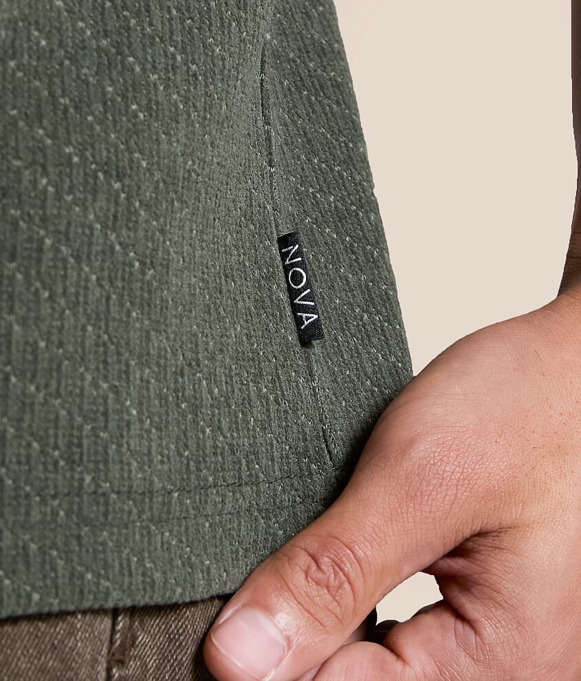 Open Weave Ribbed T-Shirt