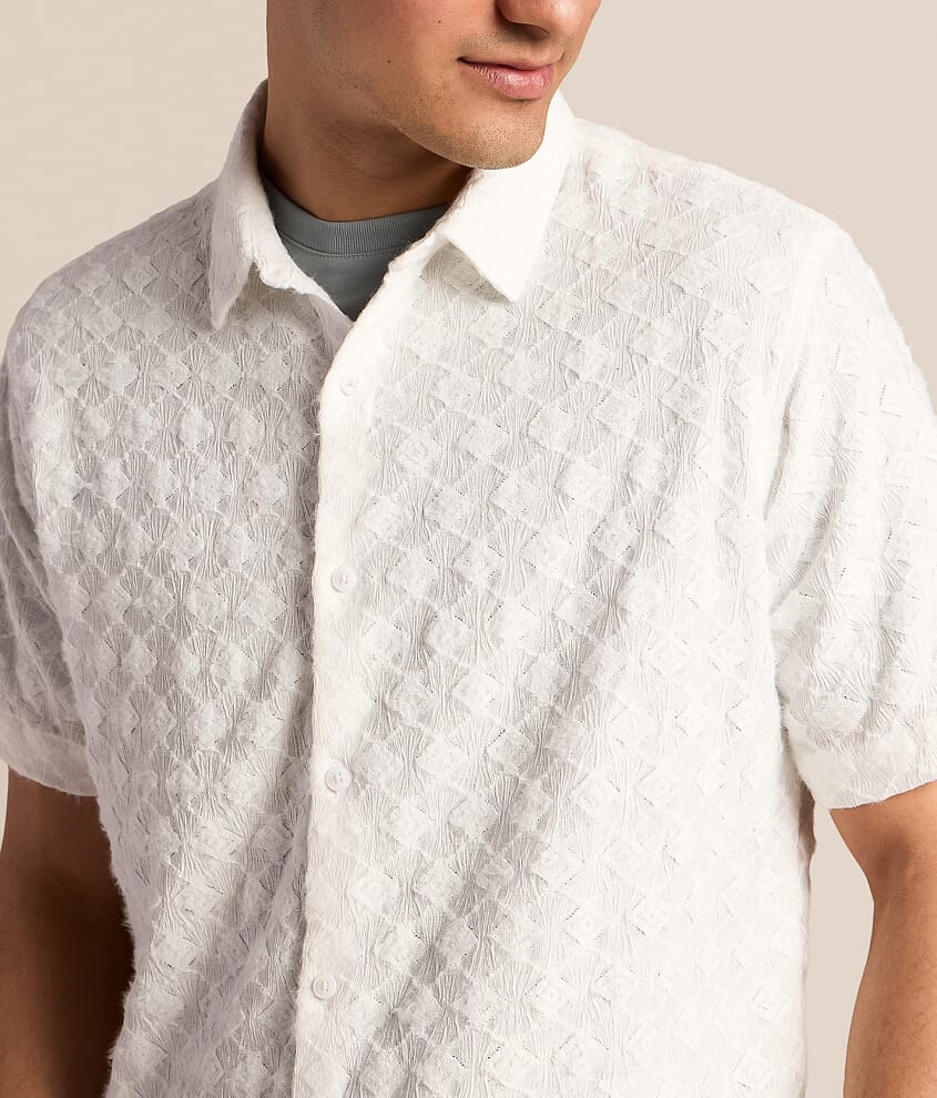 Flocked Diamond Shirt