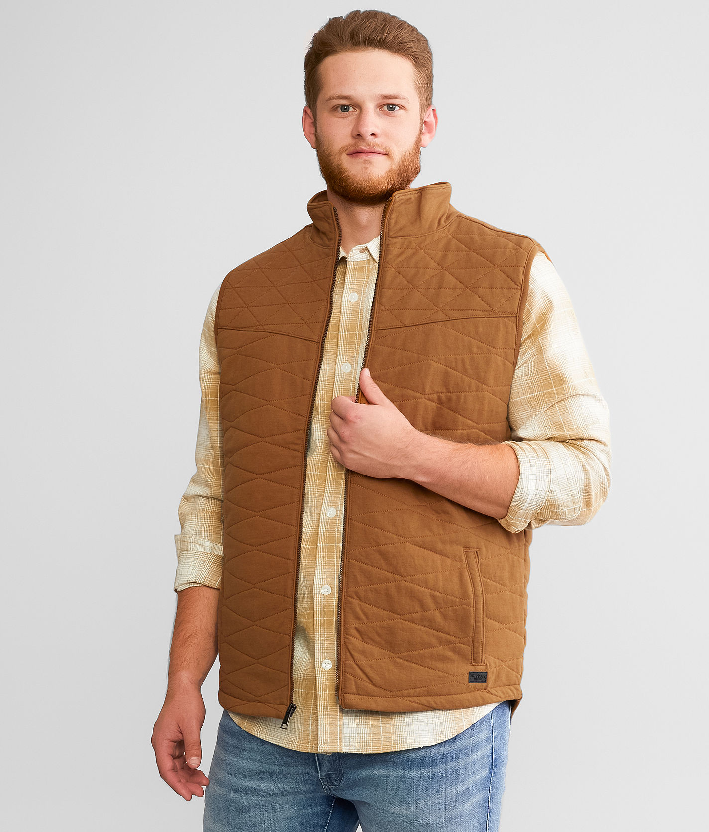 Outpost Makers Canvas Vest - Brown Small, Men's