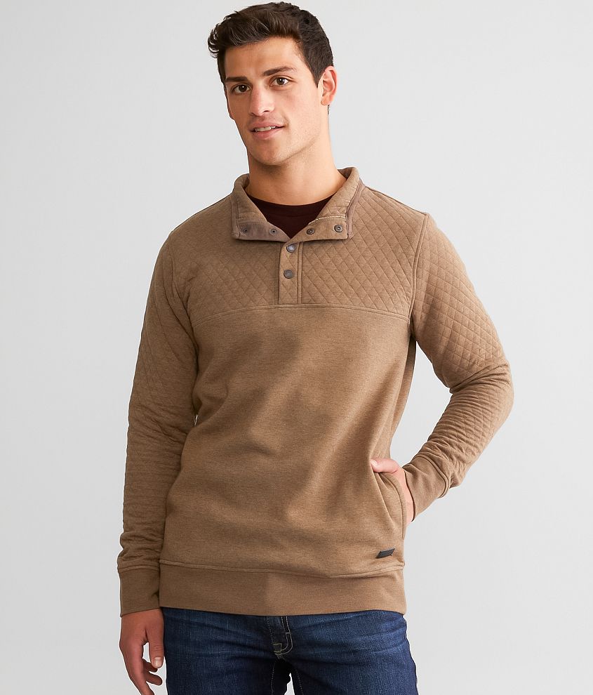 Outpost Makers Quilted Henley Pullover front view