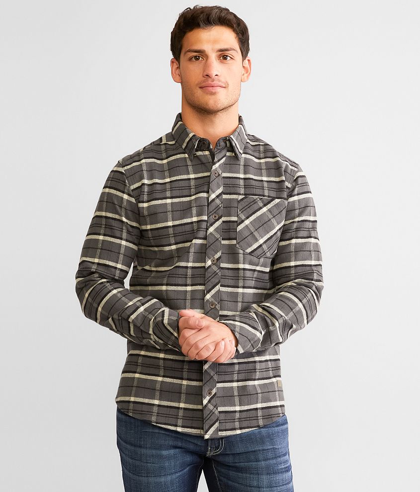 Outpost Makers Plaid Flannel Shirt front view