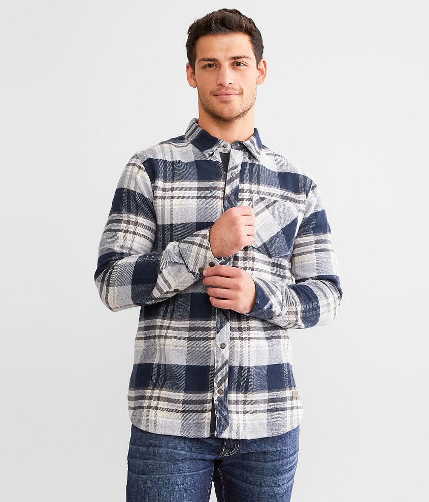 Outpost Makers Plaid Flannel Shirt front view