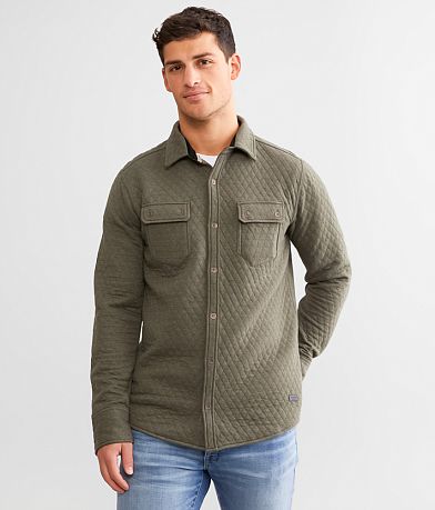 Outpost Makers Quilted Flannel Shirt front view