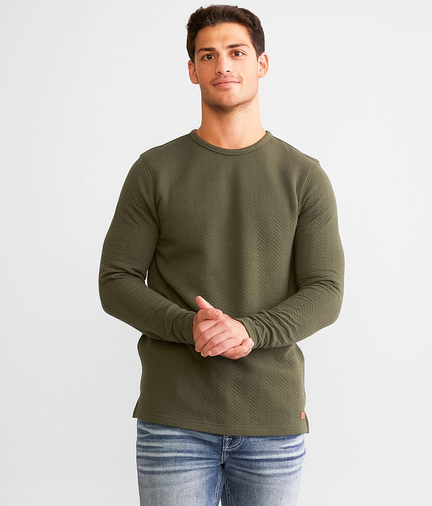 Outpost Makers Vermont Quilted Pullover - Men's Sweatshirts in Green ...