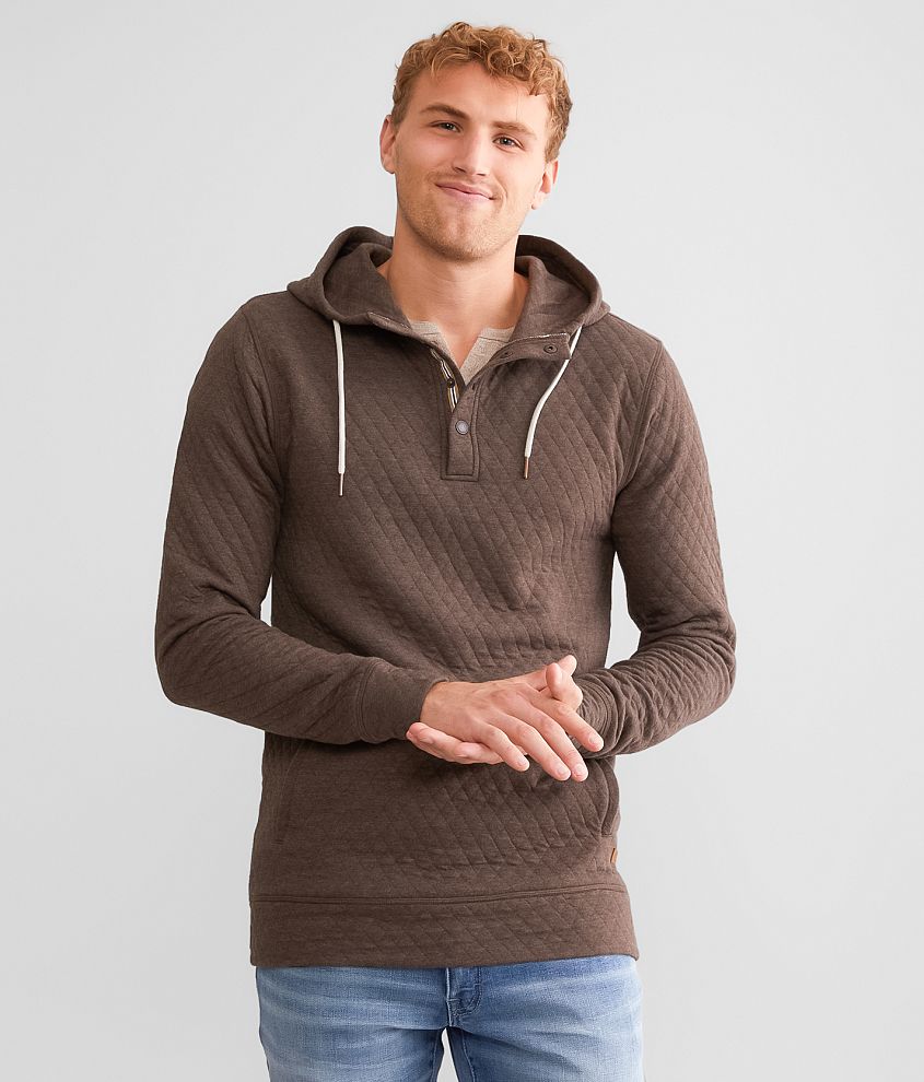 Outpost Makers Highland Henley Hoodie Men s Sweatshirts in