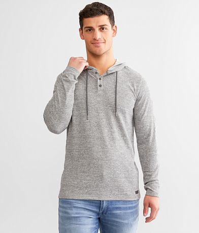 Outpost Makers Fleece Waffle Knit Hoodie - Men's Sweatshirts in