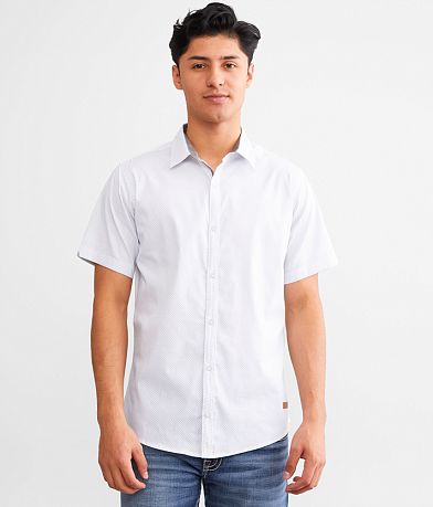 Outpost Makers Mini Diamond Stretch Shirt front view