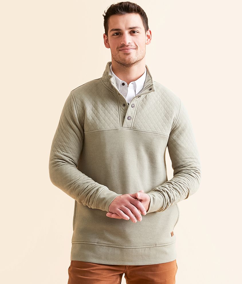 Outpost Makers Mundaka Quilted Pullover front view