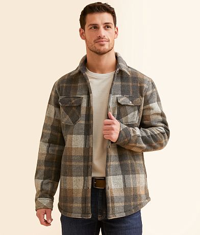 Outpost Makers Plaid Shacket front view