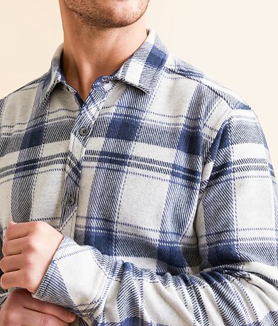 Outpost Makers Flannel Knit Standard Stretch Shirt MISC_DETAIL_1