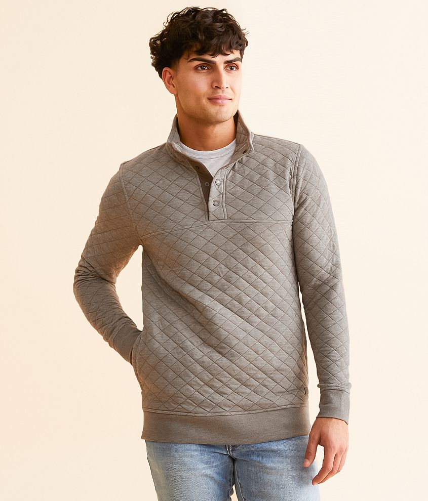 Outpost Makers Moncrief Quilted Pullover front view