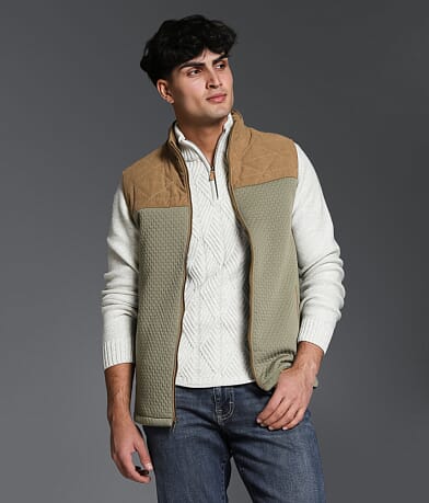 Outpost Makers Corduroy Color Block Vest front view