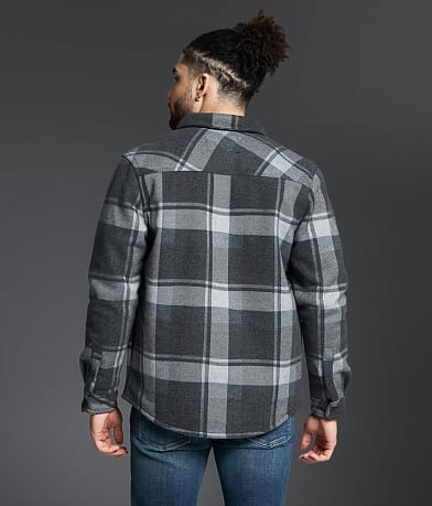 Plaid Sherpa Shacket thumbnail 3