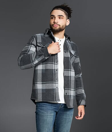Plaid Sherpa Shacket thumbnail 2