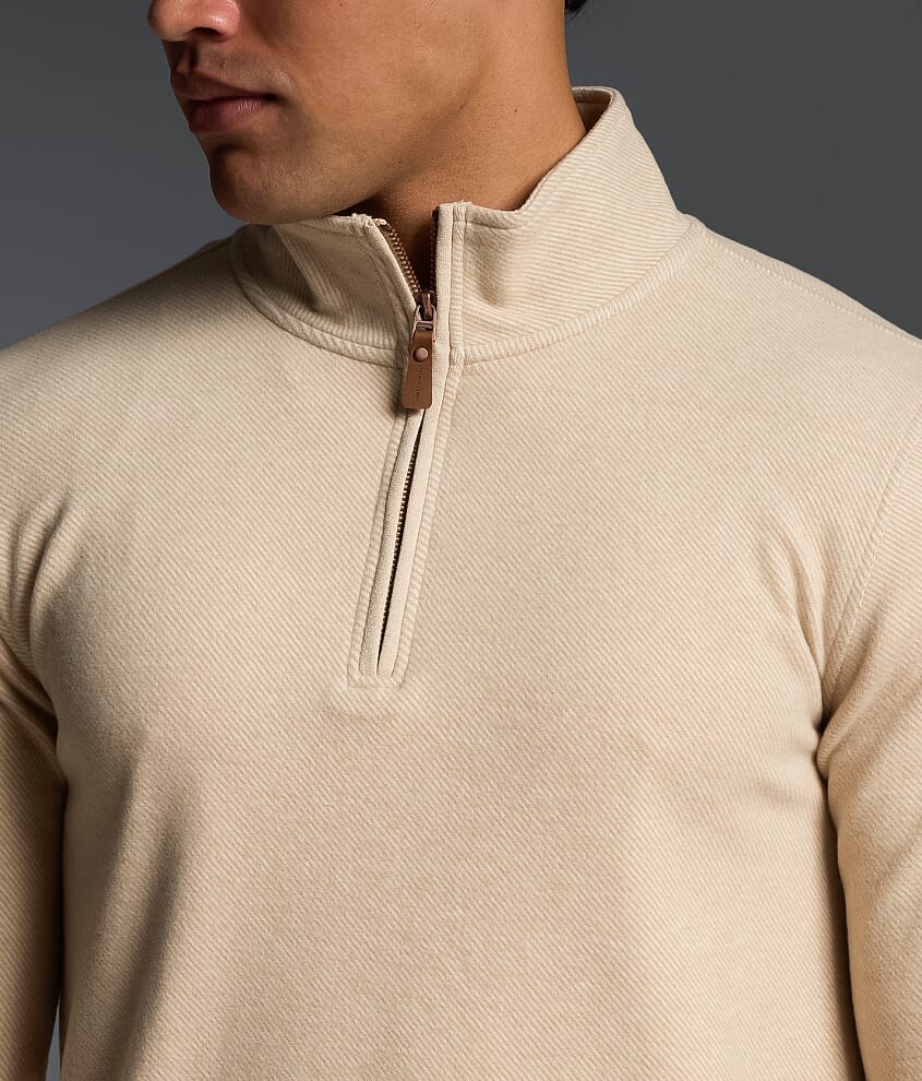 Brushed Quarter Zip Pullover