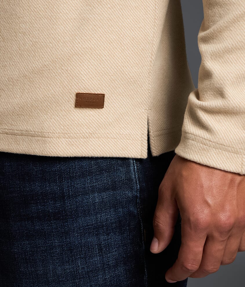 Brushed Quarter Zip Pullover