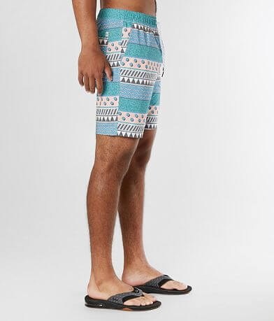 Departwest Dash Stripe Stretch Swim Trunks FULL_RIGHT_SIDE