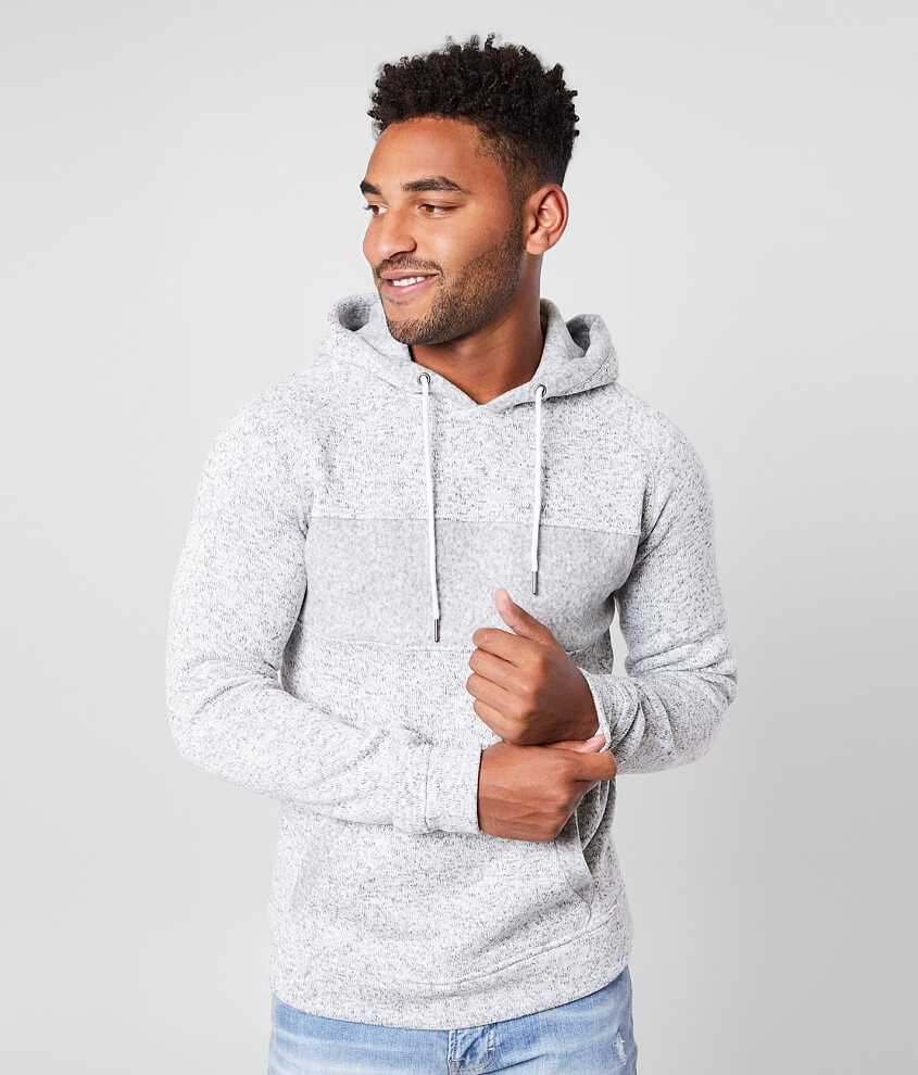 BKE Flex Hoodie Men s Sweatshirts in Light Grey Buckle