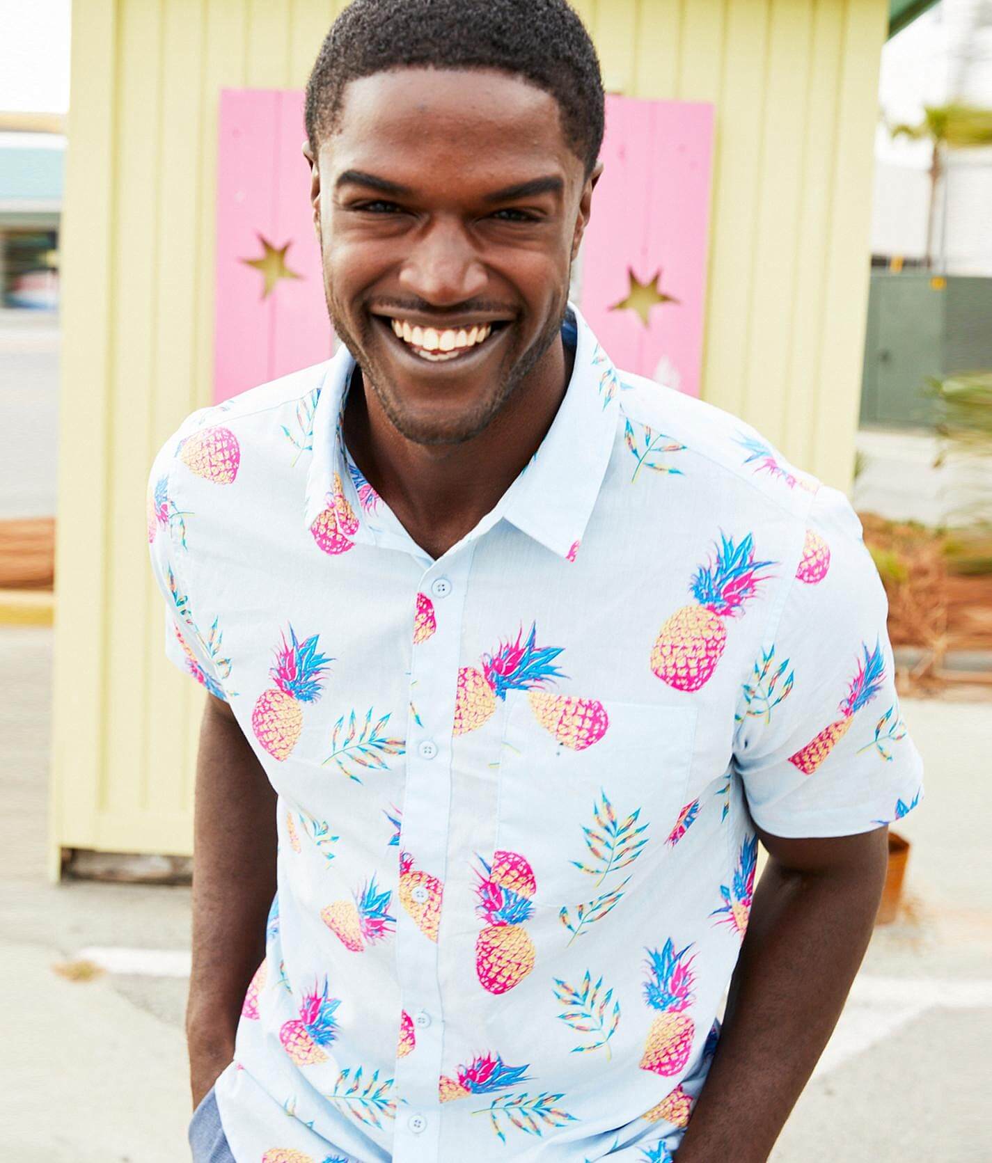 mens shirts with pineapples