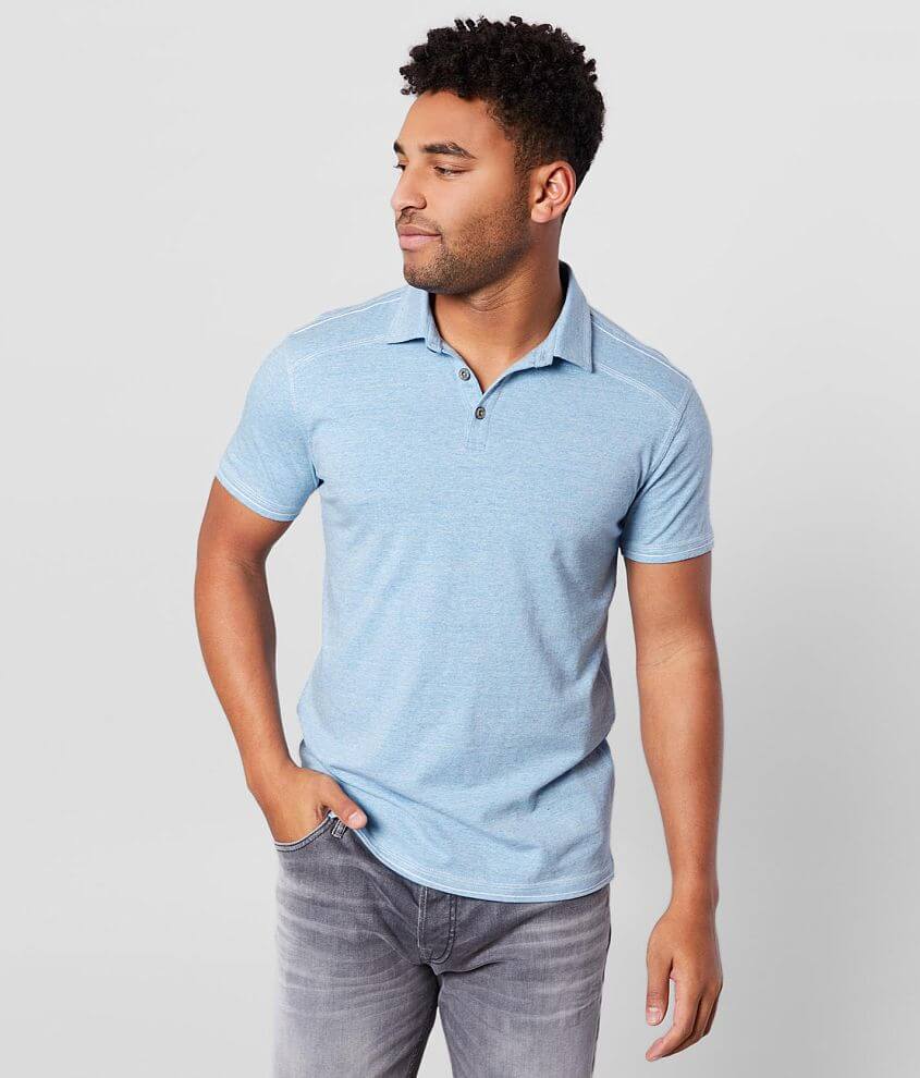 BKE Finn Polo - Men's Polos in Light Blue | Buckle