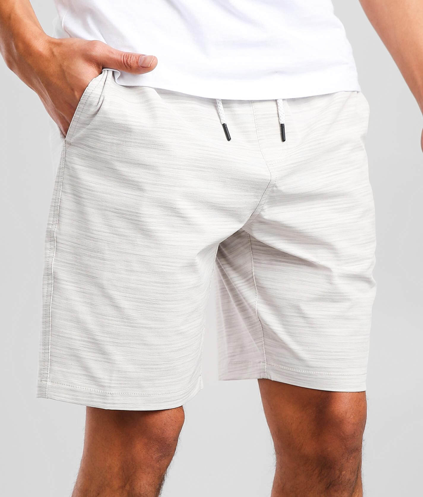 Departwest Collin Marled Stretch Short - Men's Shorts in Cream Grey | Buckle