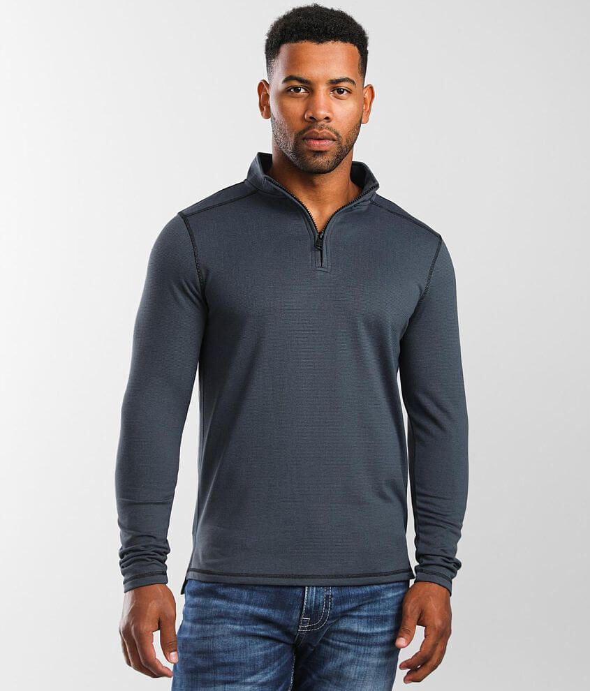 BKE Simon Mock Neck Pullover - Men's Sweatshirts in Navy | Buckle