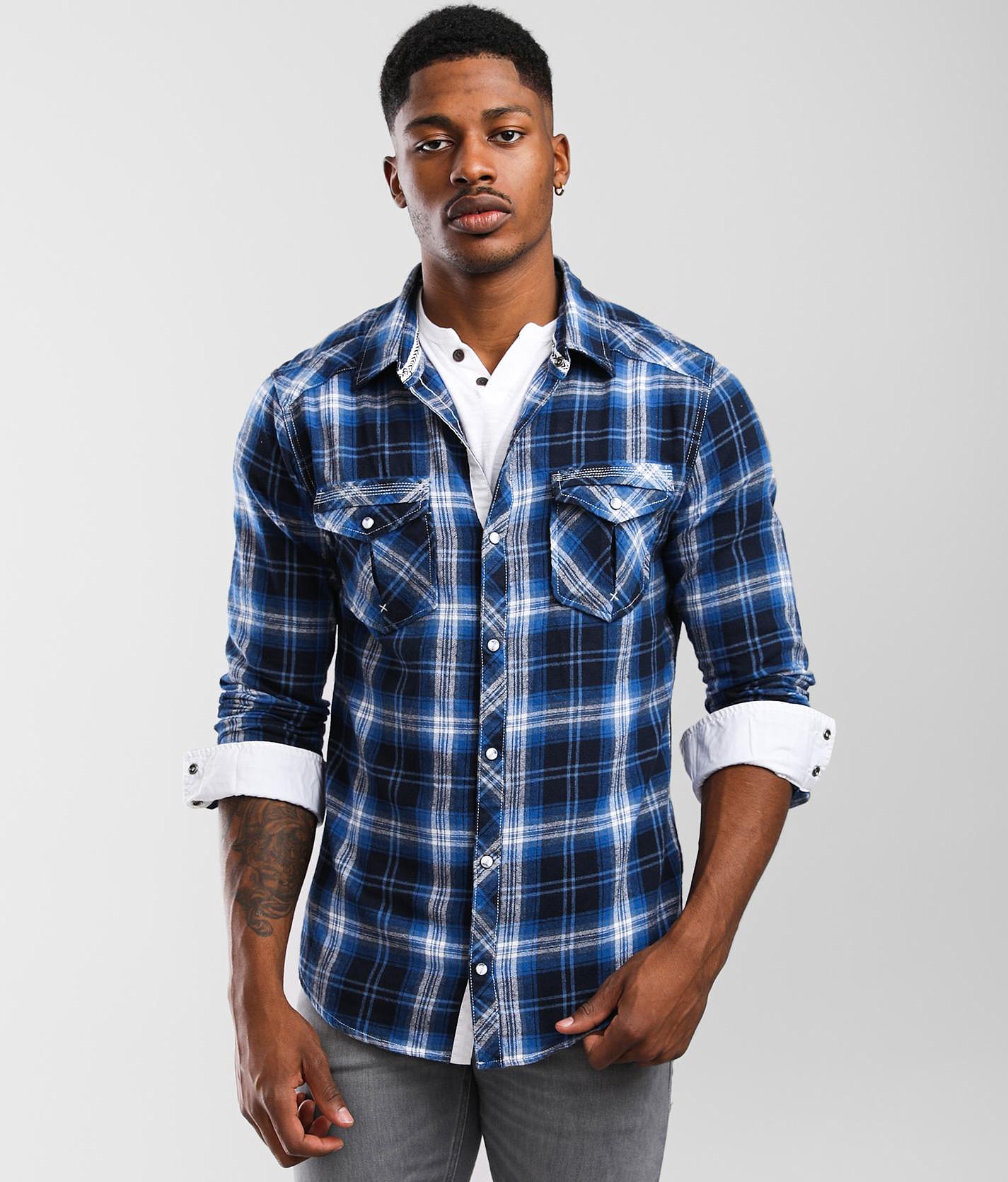 tailored flannel