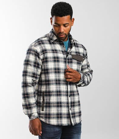 Outpost Makers Plaid Shacket full right side view