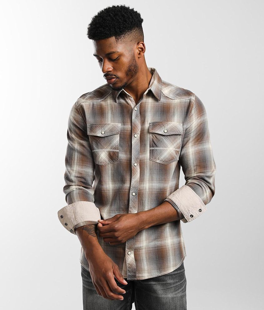 BKE Zayden Tailored Shirt front view
