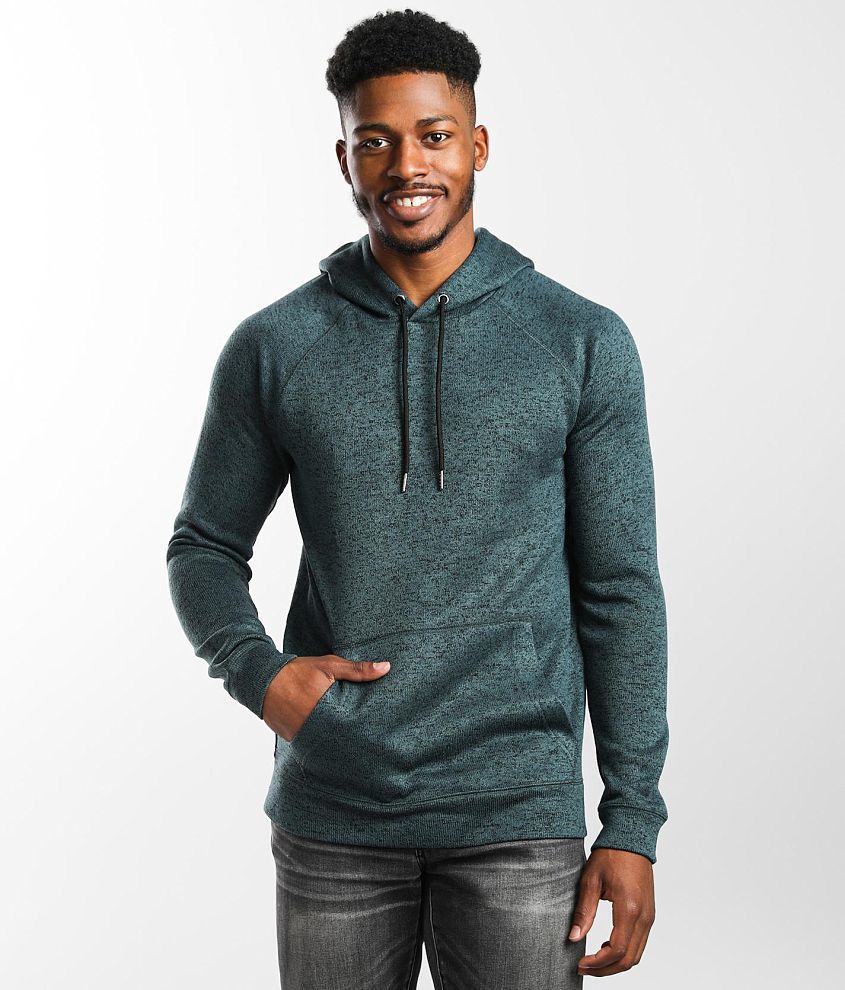 BKE Vance Sweater Knit Hoodie front view