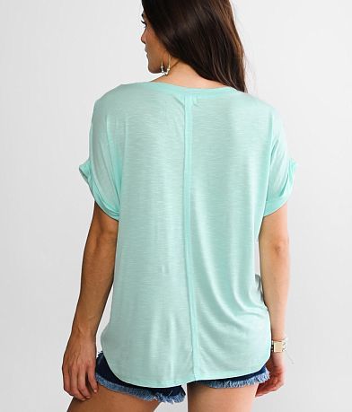 BKE Cuffed Sleeve T-Shirt BACK