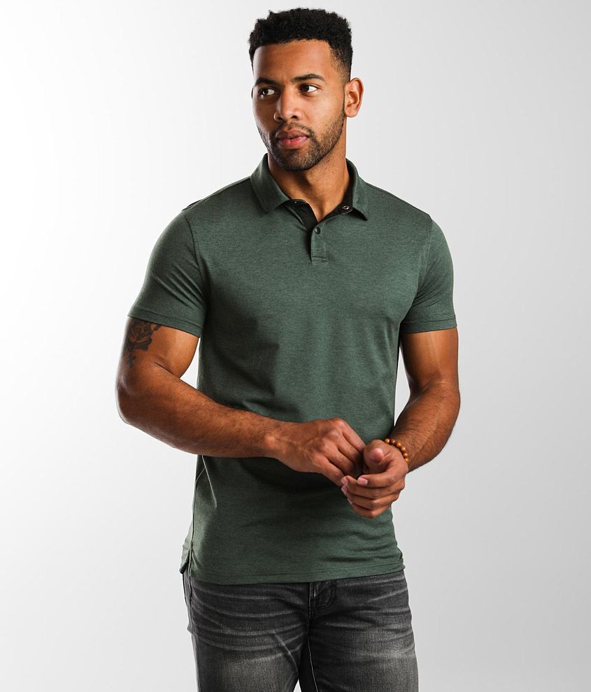 BKE Cormac Performance Stretch Polo front view