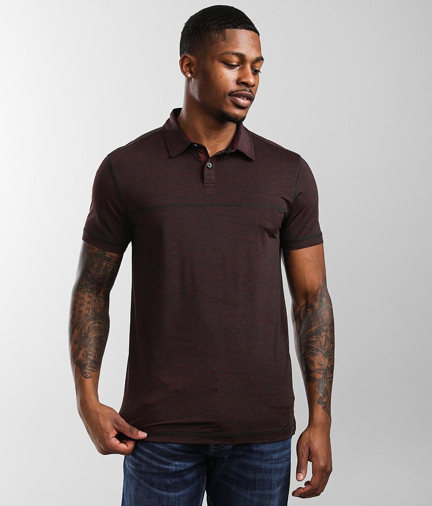 BKE Chezwick Performance Stretch Polo front view