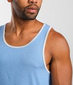 BKE Bellamy Performance Tank Top - Men's Activewear in Blue