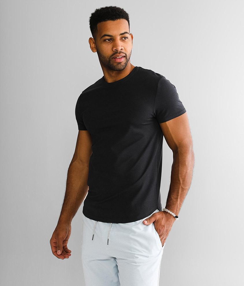 BKE Axton Performance T Shirt Men s T Shirts in Black Buckle