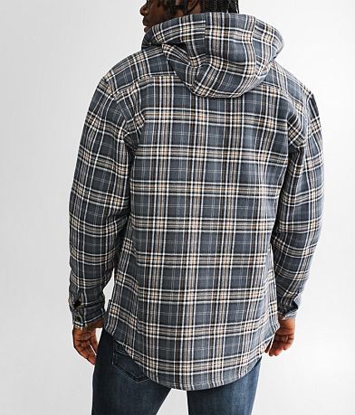 Departwest Flannel Hooded Jacket back view