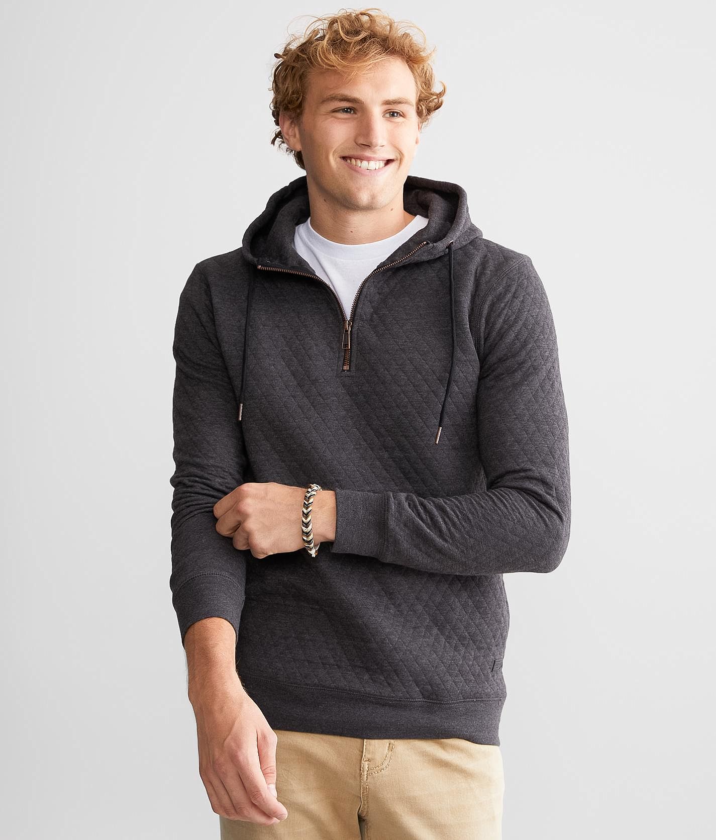 Outpost Makers Fleece Waffle Knit Hoodie - Men's Sweatshirts in