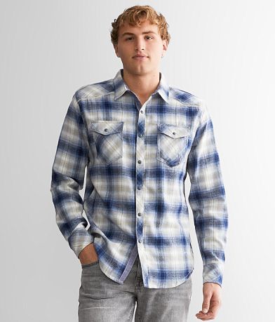 BKE Plaid Athletic Shirt FULL_RIGHT_SIDE