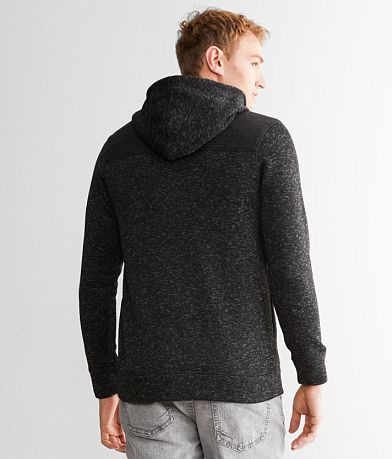 BKE Onyx Reverse Fleece Hooded Sweatshirt BACK