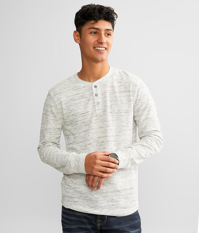 BKE Kayce Thermal Henley front view